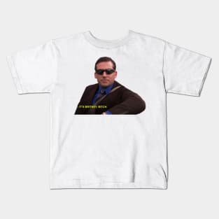 It's Britney- Micheal Scott Kids T-Shirt